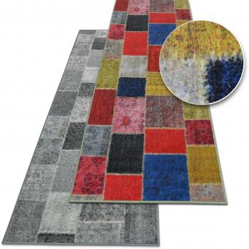 Niederflor Rutschfestes Musterläufer 80 cm x 500 cm