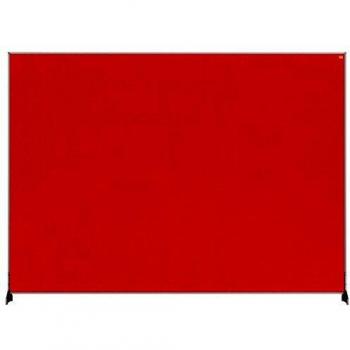 Nobo Impression Pro Desk Divider Red 1400x1000mm