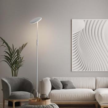 NOVA LUCE Stehlampe NOTOS Weiß Ø 27 cm H 205 cm