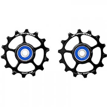 Roletas CeramicSpeed Eagle 14 Preto com Revestimento