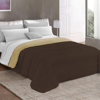 Couette 2 personnes marron