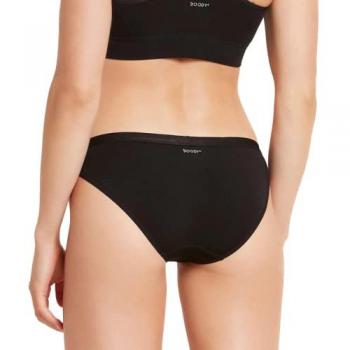 Women's LyoLyte Hipster Bikini – Black, Large (Boody)