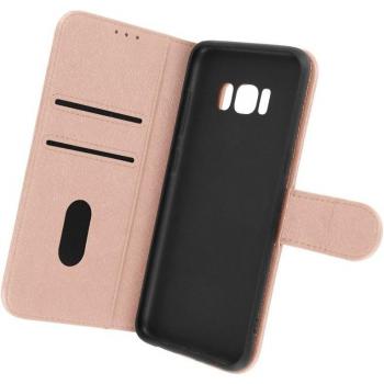 Custodia Samsung Galaxy S8 con Portacarte e Supporto Rosa