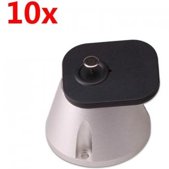 10PCS Hard Square Anti-Theft Security Labels