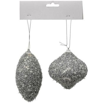 Sfera di Gocce Argento BDN PLF X2 11 cm