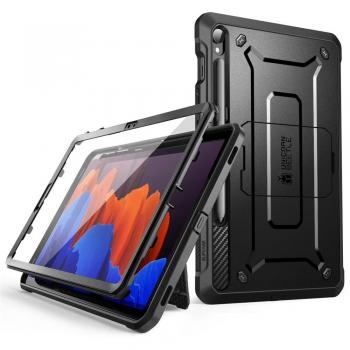 Custodia SUPCASE Tab S10 Fe – Antishock e cavalletto nero