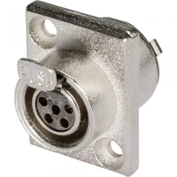 Connecteur XLR 5 pôles argent