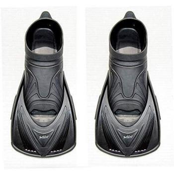 HydroFlex Black Swim Fins – EU 36-37 Unisex