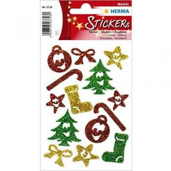 3728 Sticker MAGIC Symbole, glittery