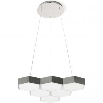Lámpara Colgante Metálica Hive VI 72W – Ajuste de Color 3000K a 7000K, Azabak