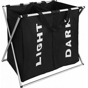 Panier à Linge Double TecTake 800654