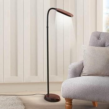 Gooseneck Adjustable LED Floor Lamp (Brown) – Coopers of Stortford Dual Mode