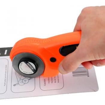 45mm Rotary Cutter Set for Fabric, Paper, and Leather with 5 Blades
