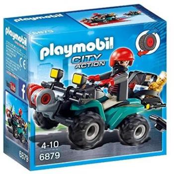 Playmobil 6879: Stadtpolizei‑Action – Ganoven-Quad, Seilwinde & Gangster