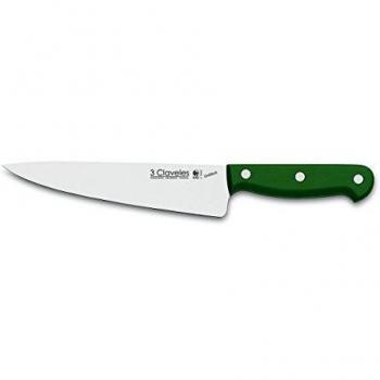 Cuchillo Chef 3 Claveles Verde 20 cm