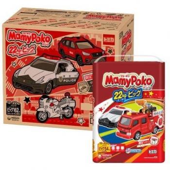 Couches Tomica Poko – Big Mamy 12–22 kg (162 stuks)