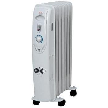 Dcg Eltronic RA2807 Radiatore 1500 W Nero, Bianco