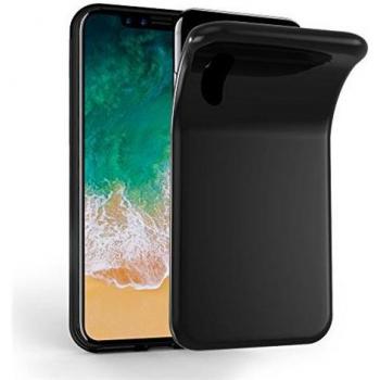 Cadorabo Air Case für iPhone X, TPU Hülle, Schwarz