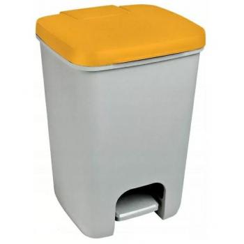 Bricoline 20L Gelber Müllbehälter