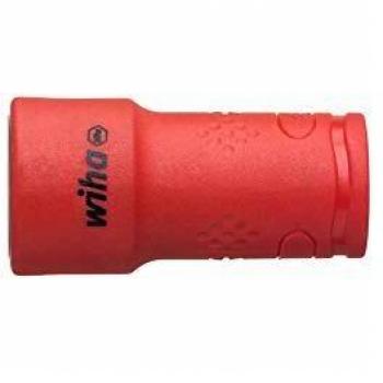 Douille Wiha 1/4 isolée rouge