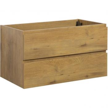 Badplaats Angela 90 cm – Mobile Lavabo e Armadio in Rovere