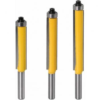 CYSLMUK 3‑teiliger Schaftlager-Bündigfräser 8 mm