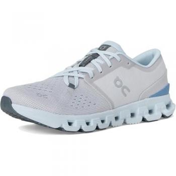 On Cloud X 4 Damen Sport Schuhe silber