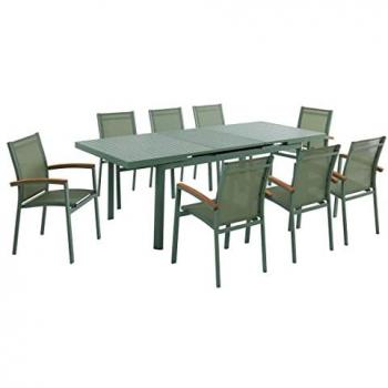 Salle à manger extérieure en aluminium