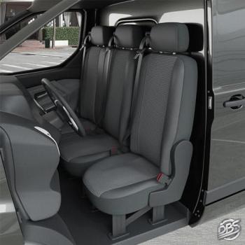 Housse de siège utilitaire pour PEUGEOT Partner, CITROEN Berlingo et OPEL Combo (depuis 09/2018)