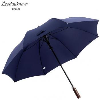 Paraguas de negocios Leodauknow 8 Bone mango largo