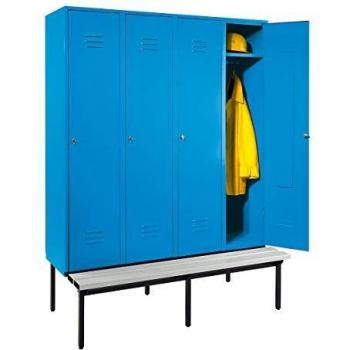 Wolf Armoire de vestiaire avec banc monté en dessous