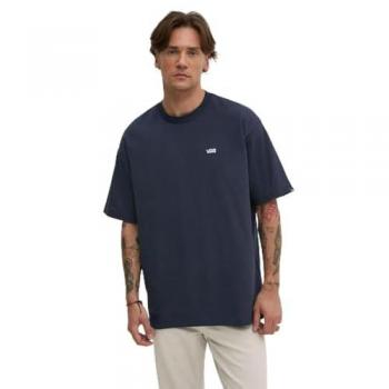 Vans Oversize‑T-Shirt in dunklem Marineblau mit Logo auf der linken Brust L unisex