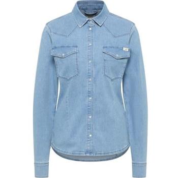 Mustang Hemdbluse „Cody“ – Blau, Slim Fit, 1016935