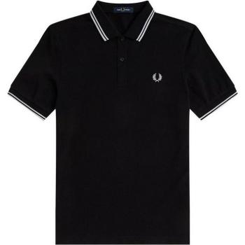 FRED PERRY Poloshirt Schwarz Größe XL