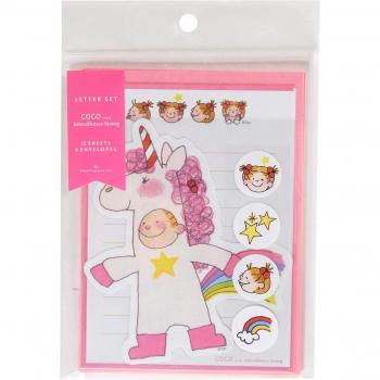 Coco-chan Licorne Vriendschap Kaarten