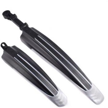 Mudguard set for mountain and road bicycles