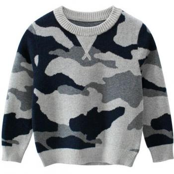Langarm-Camouflage T-Shirt für Kleinkinder