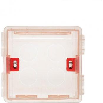 EsooLi Adjustable Transparent Mounting Box 86mm*83mm*50mm for 86 Type WIFI Touch Switch