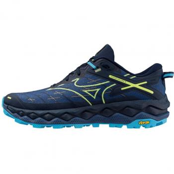 Baskets de course Mizuno Wave Mujin 10, bleu vert, taille 41