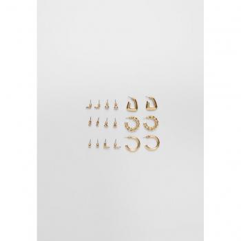 Oro Rosa Stradivarius Set di Orecchini 9