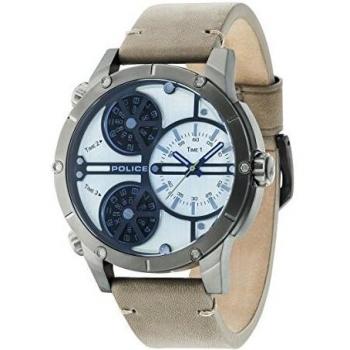 Reloj Police Reloj Analogico para Hombre de Cuarzo con Correa en Piel PL14699JSU.07