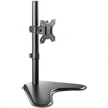 V7 Support de bureau autoportant pour quatre écrans de 21.5 à 40, avec fonction d'inclinaison, de rotation et de pivotement, VESA compatible