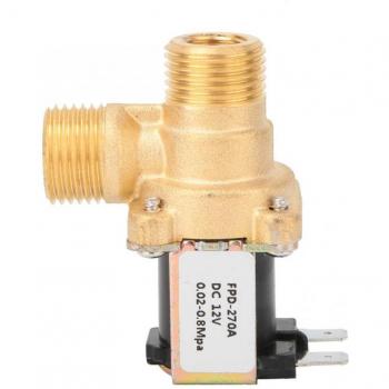 G1/2 Brass Electromagnetic Water Inlet Valve Normally Closed DC12V/DC24V/AC220V