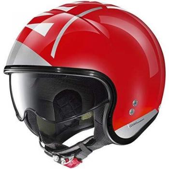 Casque jet Nolan N21 Avant-Garde Rouge/Blanc XL