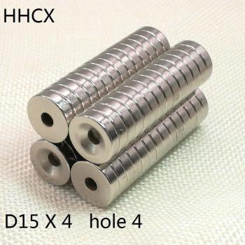 100pcs 15x4mm D-Shaped Strong Magnets