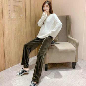 Pantalon ample doré pour futures mamans