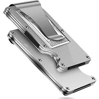 RFID‑Schutz Luftfahrt‑Kartei mit Geldklammer