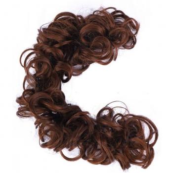 AILIADE Damen-Elastikband für lockiges Haar – Chignon‑Verlängerung, Zwirnen, Hochsteckfrisur