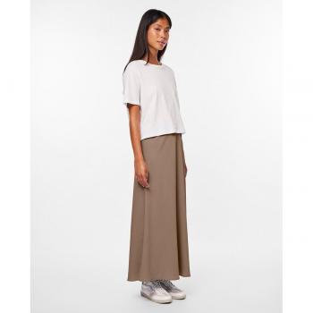 Falda de Mujer Pieces Franan Beige