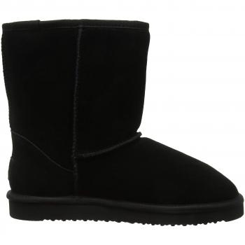 Schwarze Schlupfstiefel für Damen BLACK 364 533, 38 EU